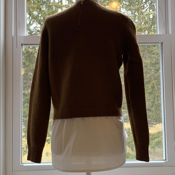 JCrew sweater with attached shirt - Picture 3 of 8